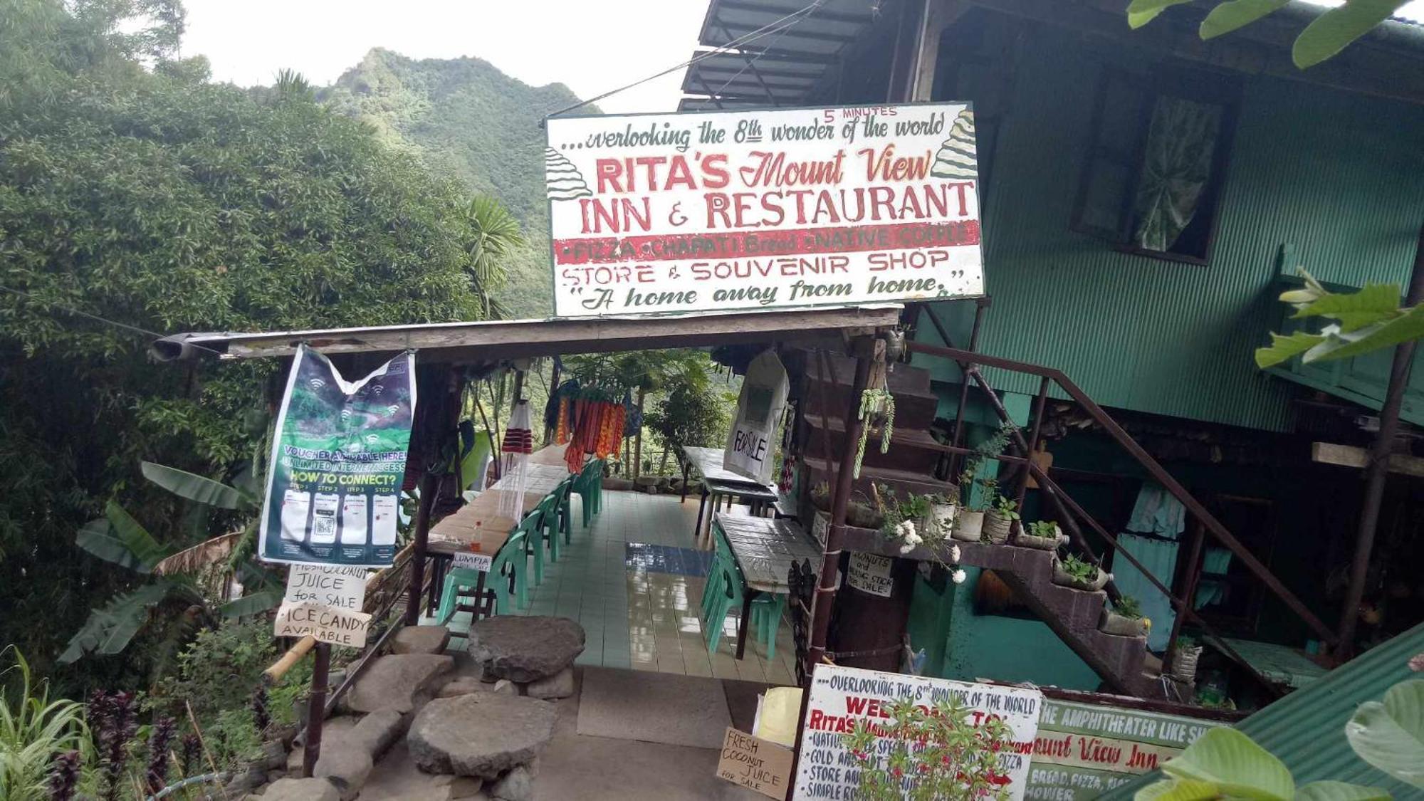 בנאווה Batad Rita'S Mount View Inn And Restaurant מראה חיצוני תמונה